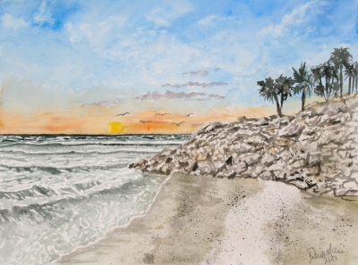 Bradenton beach painting