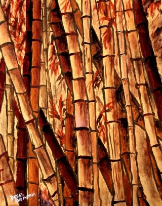 bamboo painting