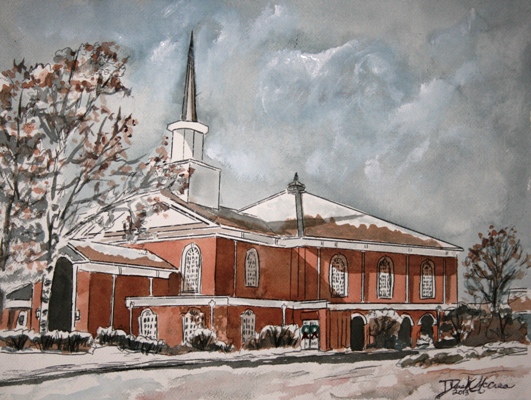 church painting