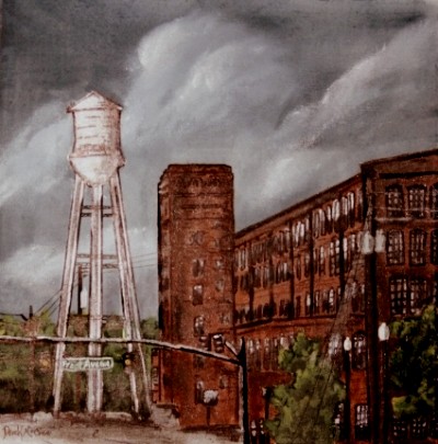 columbus georgia acrylic painting