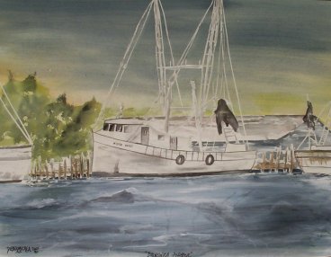 nautical boat seascape painting