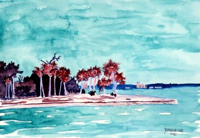 islander art beach painting
