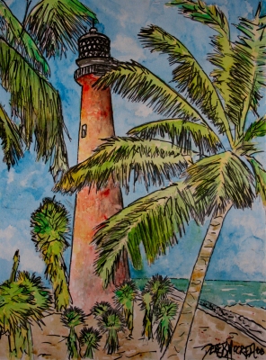 lighthouse paintings