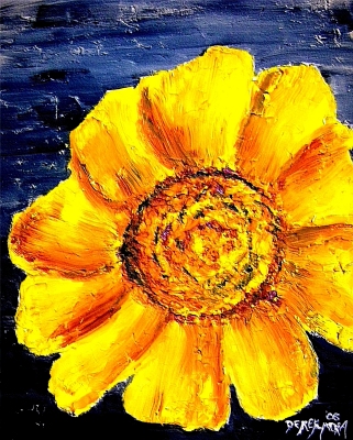 painting art modern. modern oil flower painting art