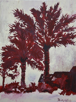 palm tree acrylic art print